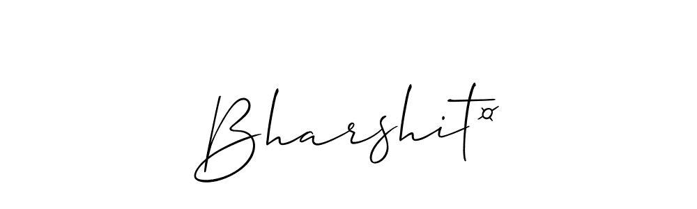 Make a beautiful signature design for name Bharshit¤. Use this online signature maker to create a handwritten signature for free. Bharshit¤ signature style 2 images and pictures png