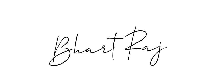 It looks lik you need a new signature style for name Bhart Raj. Design unique handwritten (Allison_Script) signature with our free signature maker in just a few clicks. Bhart Raj signature style 2 images and pictures png