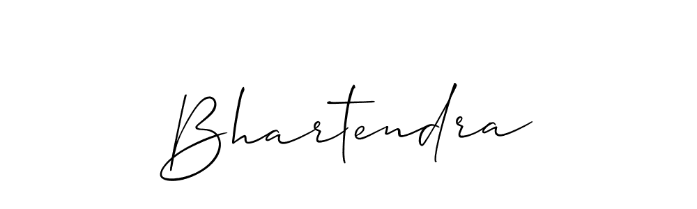 Design your own signature with our free online signature maker. With this signature software, you can create a handwritten (Allison_Script) signature for name Bhartendra. Bhartendra signature style 2 images and pictures png