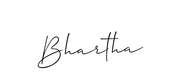 Make a short Bhartha signature style. Manage your documents anywhere anytime using Allison_Script. Create and add eSignatures, submit forms, share and send files easily. Bhartha signature style 2 images and pictures png