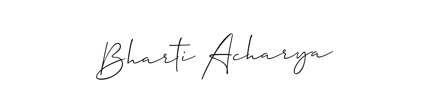 See photos of Bharti Acharya official signature by Spectra . Check more albums & portfolios. Read reviews & check more about Allison_Script font. Bharti Acharya signature style 2 images and pictures png