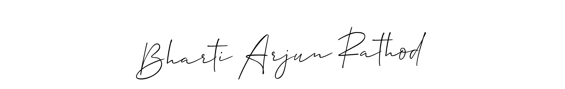 How to Draw Bharti Arjun Rathod signature style? Allison_Script is a latest design signature styles for name Bharti Arjun Rathod. Bharti Arjun Rathod signature style 2 images and pictures png