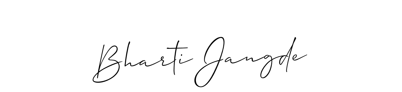 Check out images of Autograph of Bharti Jangde name. Actor Bharti Jangde Signature Style. Allison_Script is a professional sign style online. Bharti Jangde signature style 2 images and pictures png