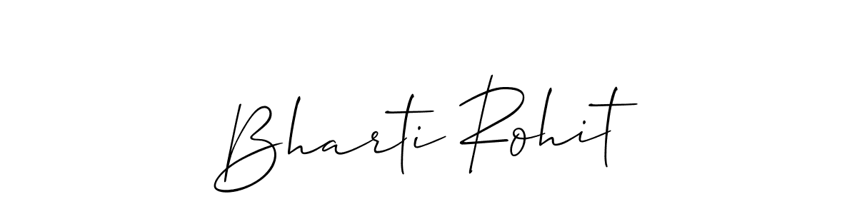 See photos of Bharti Rohit official signature by Spectra . Check more albums & portfolios. Read reviews & check more about Allison_Script font. Bharti Rohit signature style 2 images and pictures png