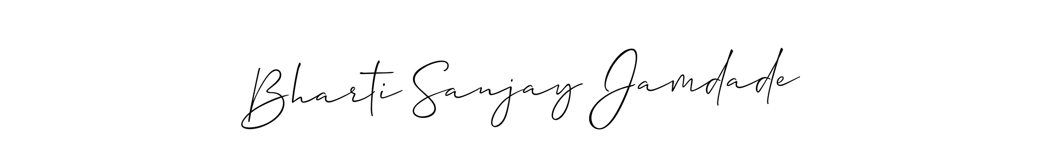 Here are the top 10 professional signature styles for the name Bharti Sanjay Jamdade. These are the best autograph styles you can use for your name. Bharti Sanjay Jamdade signature style 2 images and pictures png