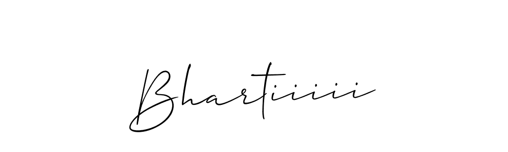 Create a beautiful signature design for name Bhartiiiii. With this signature (Allison_Script) fonts, you can make a handwritten signature for free. Bhartiiiii signature style 2 images and pictures png