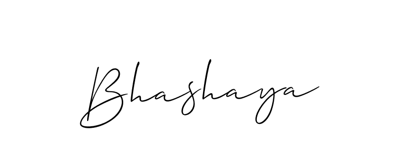 if you are searching for the best signature style for your name Bhashaya. so please give up your signature search. here we have designed multiple signature styles  using Allison_Script. Bhashaya signature style 2 images and pictures png