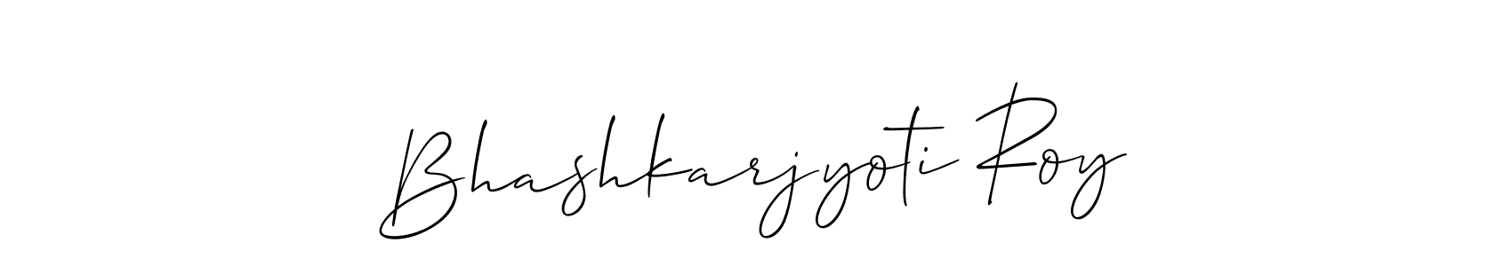 Bhashkarjyoti Roy stylish signature style. Best Handwritten Sign (Allison_Script) for my name. Handwritten Signature Collection Ideas for my name Bhashkarjyoti Roy. Bhashkarjyoti Roy signature style 2 images and pictures png