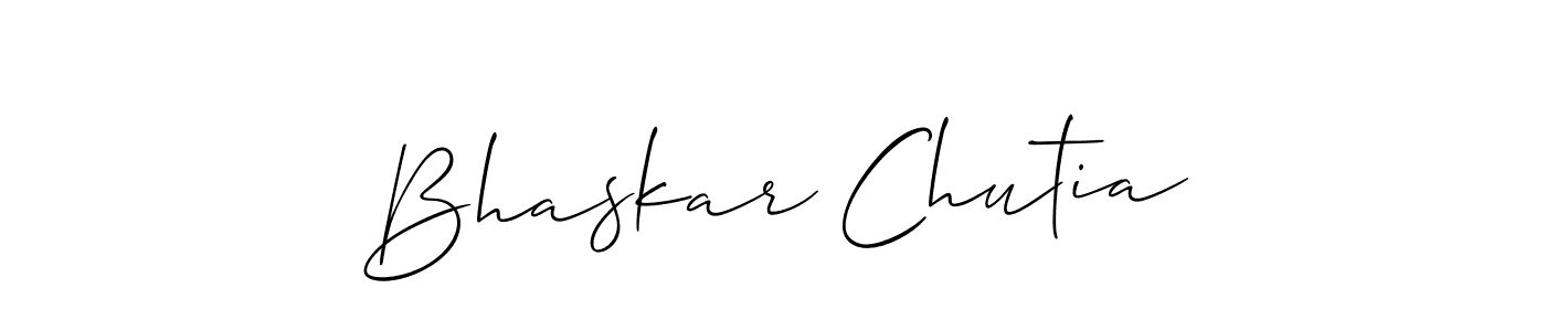 This is the best signature style for the Bhaskar Chutia name. Also you like these signature font (Allison_Script). Mix name signature. Bhaskar Chutia signature style 2 images and pictures png