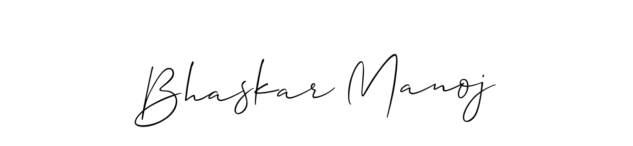 See photos of Bhaskar Manoj official signature by Spectra . Check more albums & portfolios. Read reviews & check more about Allison_Script font. Bhaskar Manoj signature style 2 images and pictures png