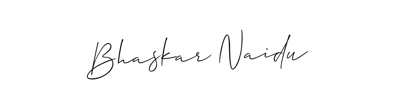 How to Draw Bhaskar Naidu signature style? Allison_Script is a latest design signature styles for name Bhaskar Naidu. Bhaskar Naidu signature style 2 images and pictures png