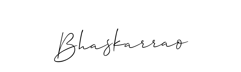 It looks lik you need a new signature style for name Bhaskarrao. Design unique handwritten (Allison_Script) signature with our free signature maker in just a few clicks. Bhaskarrao signature style 2 images and pictures png