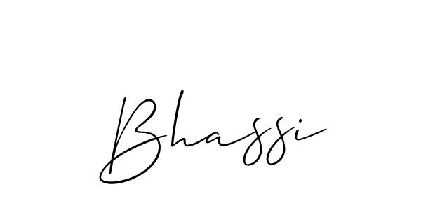 Best and Professional Signature Style for Bhassi. Allison_Script Best Signature Style Collection. Bhassi signature style 2 images and pictures png