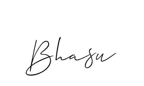 How to Draw Bhasu signature style? Allison_Script is a latest design signature styles for name Bhasu. Bhasu signature style 2 images and pictures png