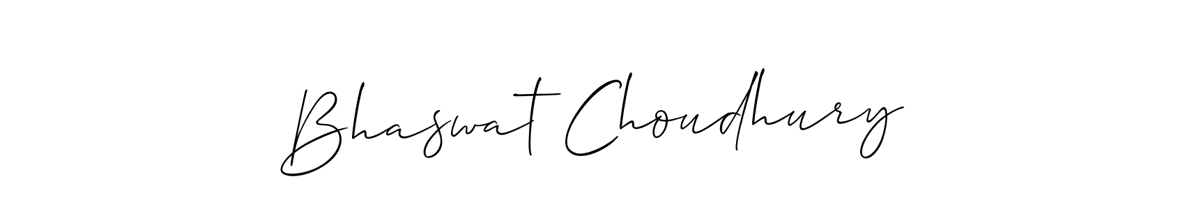 Design your own signature with our free online signature maker. With this signature software, you can create a handwritten (Allison_Script) signature for name Bhaswat Choudhury. Bhaswat Choudhury signature style 2 images and pictures png