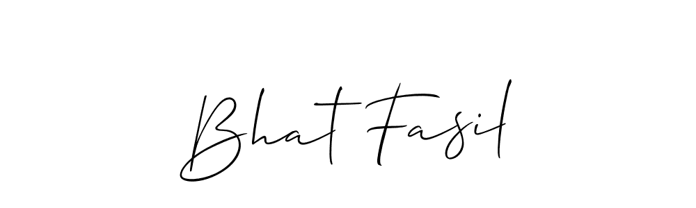 Make a beautiful signature design for name Bhat Fasil. Use this online signature maker to create a handwritten signature for free. Bhat Fasil signature style 2 images and pictures png