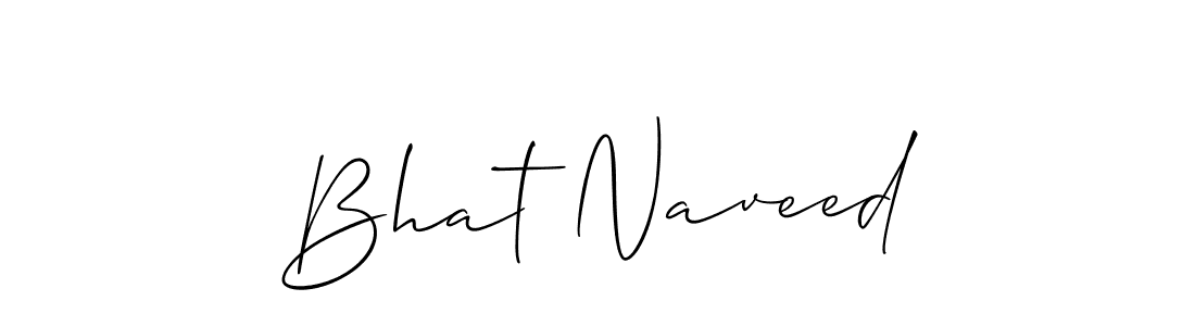 Make a beautiful signature design for name Bhat Naveed. Use this online signature maker to create a handwritten signature for free. Bhat Naveed signature style 2 images and pictures png