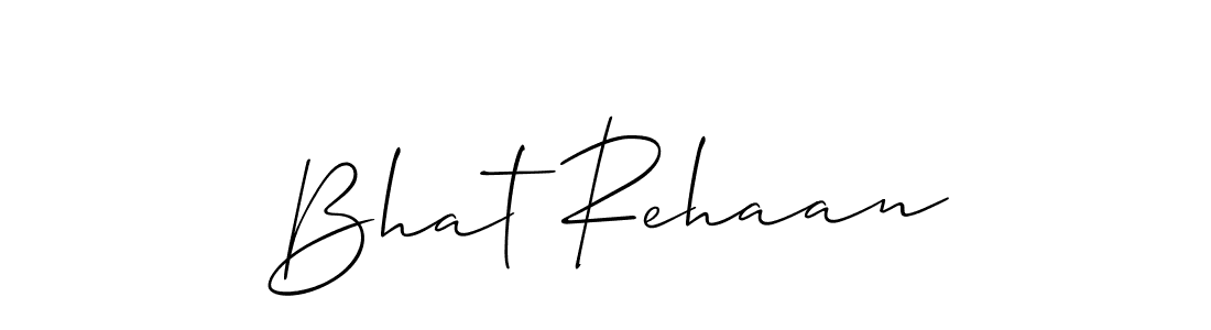 Check out images of Autograph of Bhat Rehaan name. Actor Bhat Rehaan Signature Style. Allison_Script is a professional sign style online. Bhat Rehaan signature style 2 images and pictures png