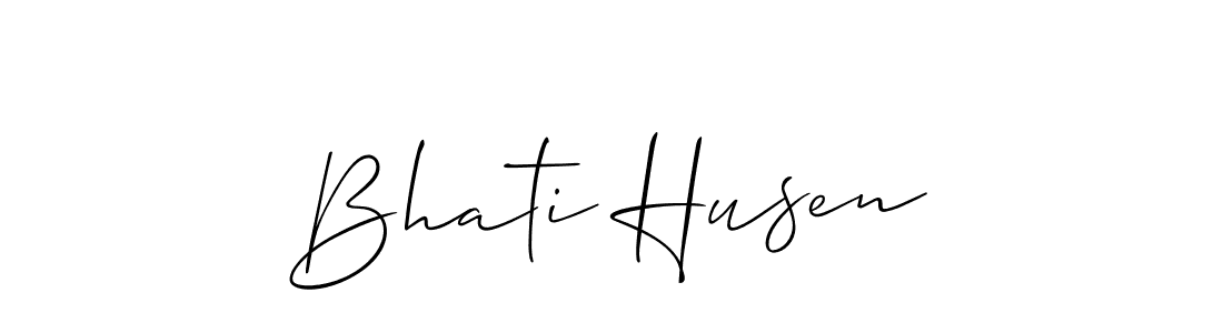 Make a beautiful signature design for name Bhati Husen. Use this online signature maker to create a handwritten signature for free. Bhati Husen signature style 2 images and pictures png