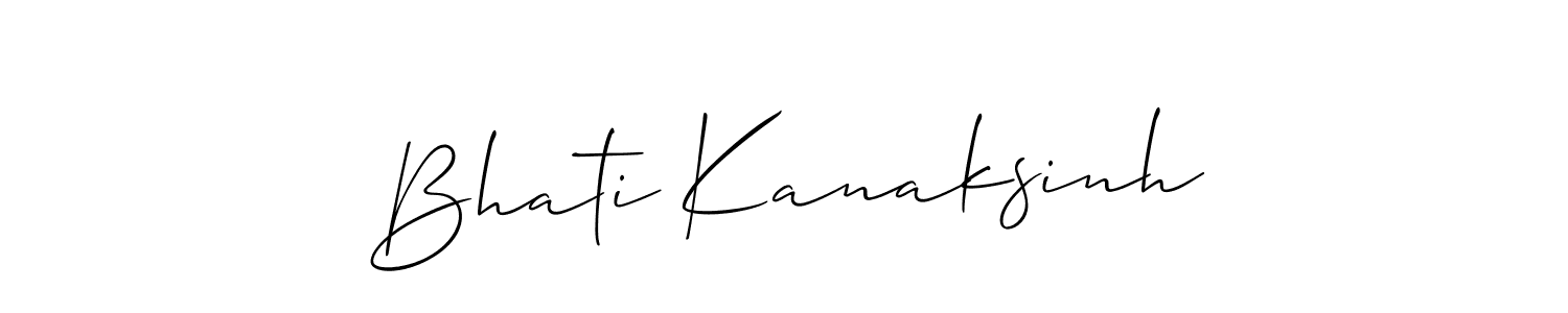 Best and Professional Signature Style for Bhati Kanaksinh. Allison_Script Best Signature Style Collection. Bhati Kanaksinh signature style 2 images and pictures png