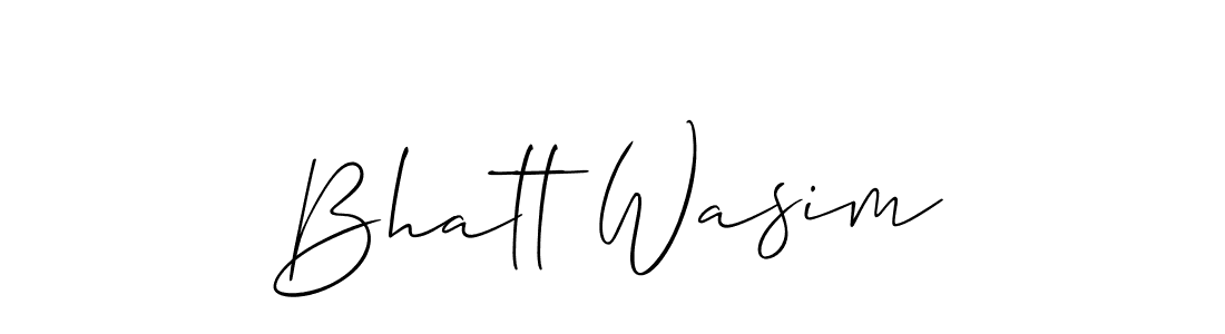 Here are the top 10 professional signature styles for the name Bhatt Wasim. These are the best autograph styles you can use for your name. Bhatt Wasim signature style 2 images and pictures png