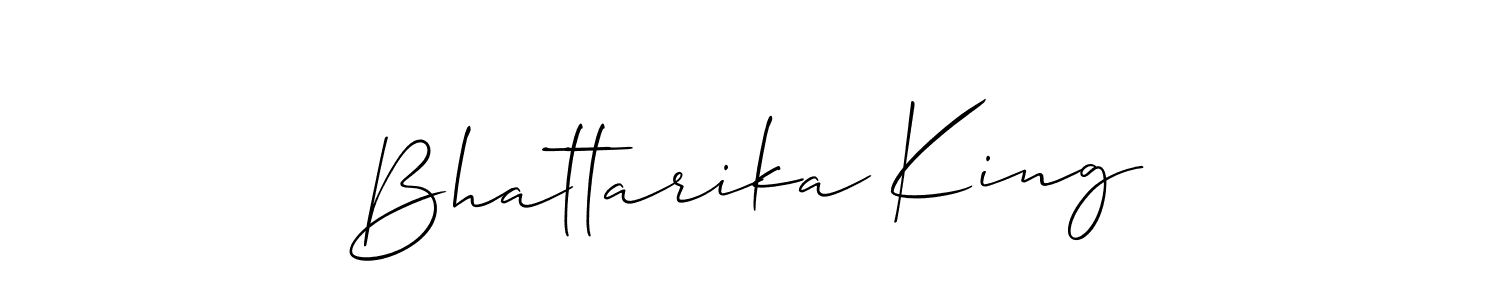 You can use this online signature creator to create a handwritten signature for the name Bhattarika King. This is the best online autograph maker. Bhattarika King signature style 2 images and pictures png