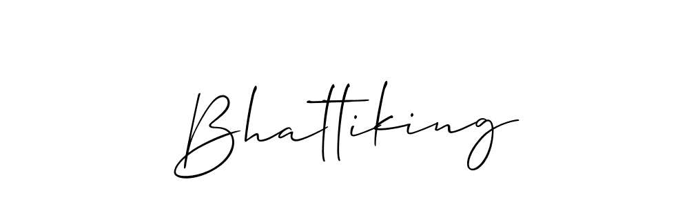 Make a beautiful signature design for name Bhattiking. Use this online signature maker to create a handwritten signature for free. Bhattiking signature style 2 images and pictures png