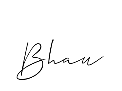 Best and Professional Signature Style for Bhau. Allison_Script Best Signature Style Collection. Bhau signature style 2 images and pictures png