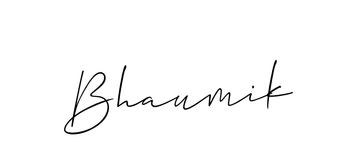 Allison_Script is a professional signature style that is perfect for those who want to add a touch of class to their signature. It is also a great choice for those who want to make their signature more unique. Get Bhaumik name to fancy signature for free. Bhaumik signature style 2 images and pictures png