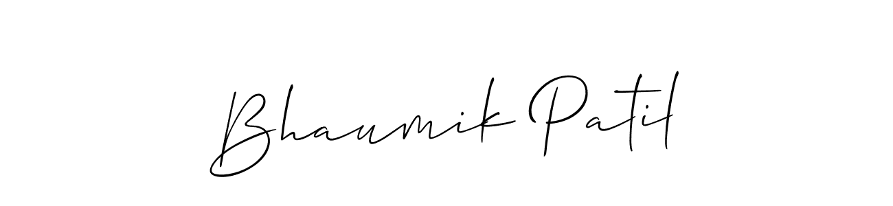 Make a beautiful signature design for name Bhaumik Patil. Use this online signature maker to create a handwritten signature for free. Bhaumik Patil signature style 2 images and pictures png