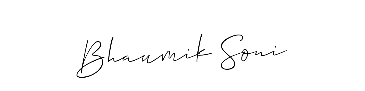 Best and Professional Signature Style for Bhaumik Soni. Allison_Script Best Signature Style Collection. Bhaumik Soni signature style 2 images and pictures png