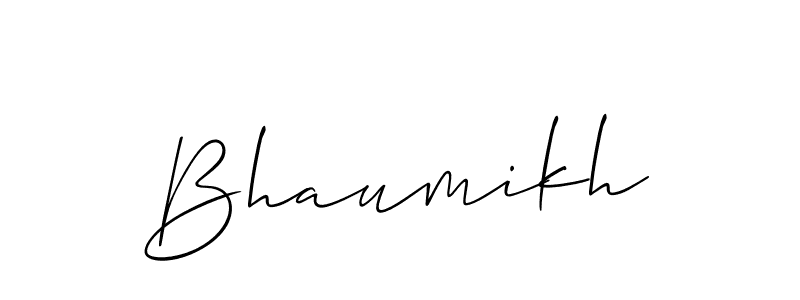 Also You can easily find your signature by using the search form. We will create Bhaumikh name handwritten signature images for you free of cost using Allison_Script sign style. Bhaumikh signature style 2 images and pictures png