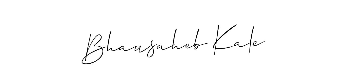 Create a beautiful signature design for name Bhausaheb Kale. With this signature (Allison_Script) fonts, you can make a handwritten signature for free. Bhausaheb Kale signature style 2 images and pictures png