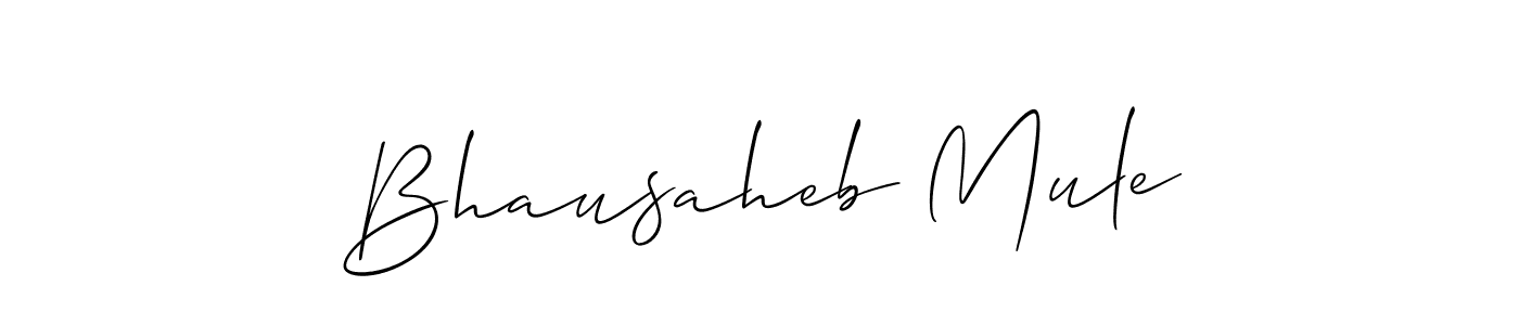 Use a signature maker to create a handwritten signature online. With this signature software, you can design (Allison_Script) your own signature for name Bhausaheb Mule. Bhausaheb Mule signature style 2 images and pictures png