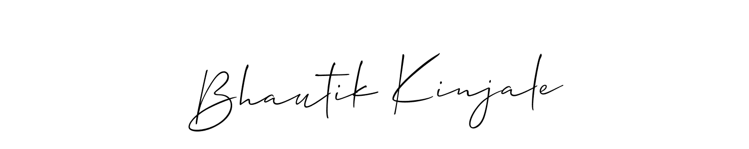 Make a beautiful signature design for name Bhautik Kinjale. Use this online signature maker to create a handwritten signature for free. Bhautik Kinjale signature style 2 images and pictures png