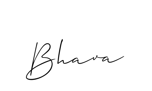 Bhava stylish signature style. Best Handwritten Sign (Allison_Script) for my name. Handwritten Signature Collection Ideas for my name Bhava. Bhava signature style 2 images and pictures png