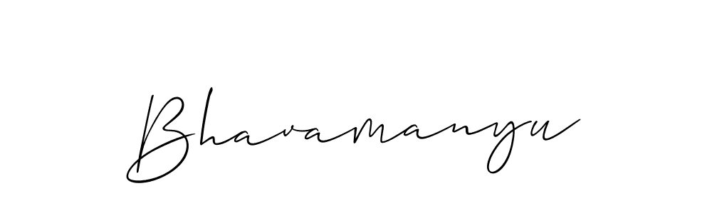 Make a beautiful signature design for name Bhavamanyu. With this signature (Allison_Script) style, you can create a handwritten signature for free. Bhavamanyu signature style 2 images and pictures png