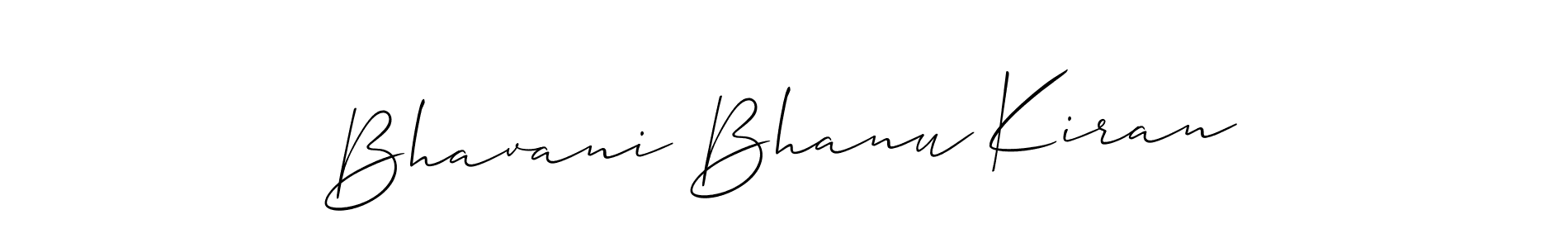 This is the best signature style for the Bhavani Bhanu Kiran name. Also you like these signature font (Allison_Script). Mix name signature. Bhavani Bhanu Kiran signature style 2 images and pictures png