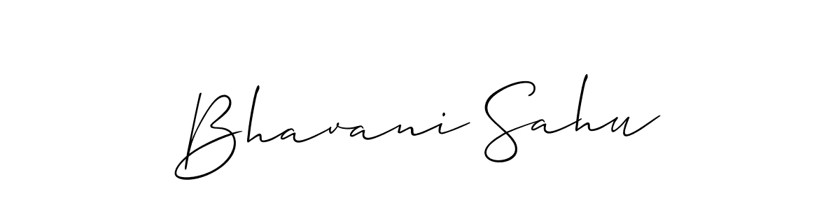 Bhavani Sahu stylish signature style. Best Handwritten Sign (Allison_Script) for my name. Handwritten Signature Collection Ideas for my name Bhavani Sahu. Bhavani Sahu signature style 2 images and pictures png