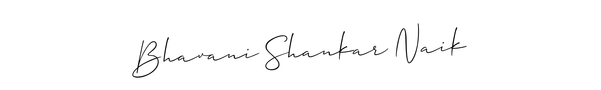 Use a signature maker to create a handwritten signature online. With this signature software, you can design (Allison_Script) your own signature for name Bhavani Shankar Naik. Bhavani Shankar Naik signature style 2 images and pictures png