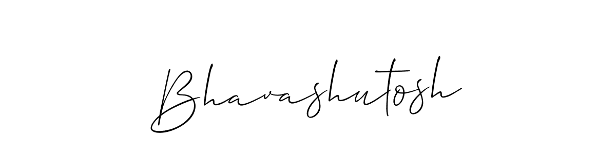 Allison_Script is a professional signature style that is perfect for those who want to add a touch of class to their signature. It is also a great choice for those who want to make their signature more unique. Get Bhavashutosh name to fancy signature for free. Bhavashutosh signature style 2 images and pictures png