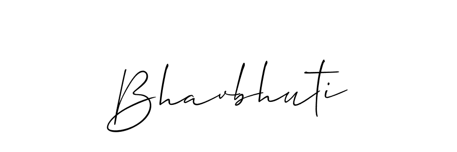 Design your own signature with our free online signature maker. With this signature software, you can create a handwritten (Allison_Script) signature for name Bhavbhuti. Bhavbhuti signature style 2 images and pictures png