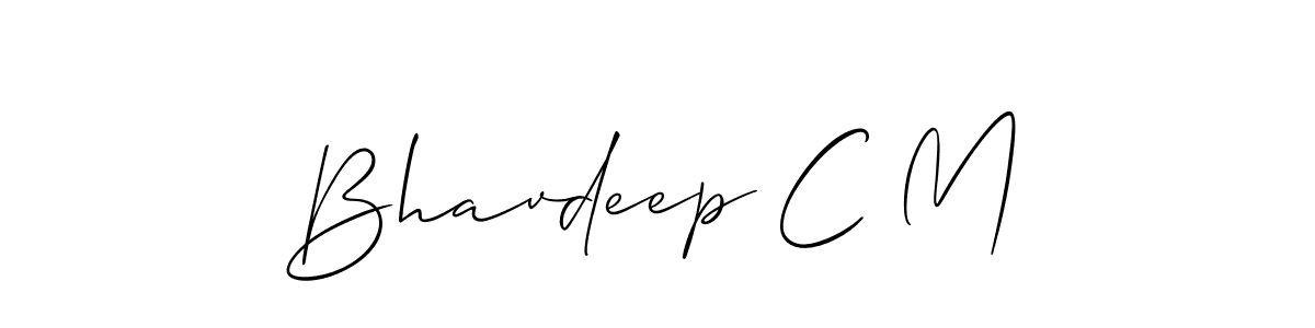 See photos of Bhavdeep C M official signature by Spectra . Check more albums & portfolios. Read reviews & check more about Allison_Script font. Bhavdeep C M signature style 2 images and pictures png