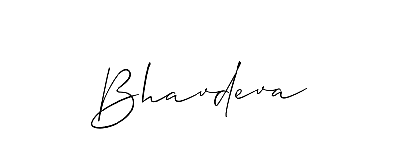 The best way (Allison_Script) to make a short signature is to pick only two or three words in your name. The name Bhavdeva include a total of six letters. For converting this name. Bhavdeva signature style 2 images and pictures png