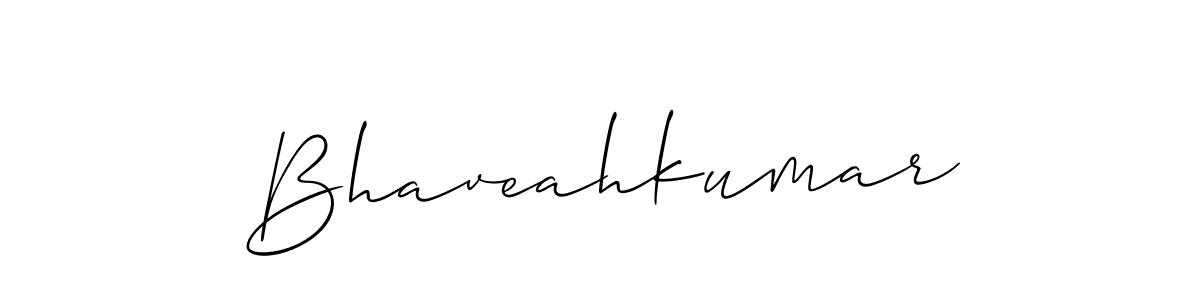 Also we have Bhaveahkumar name is the best signature style. Create professional handwritten signature collection using Allison_Script autograph style. Bhaveahkumar signature style 2 images and pictures png