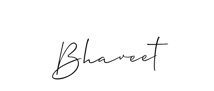 Allison_Script is a professional signature style that is perfect for those who want to add a touch of class to their signature. It is also a great choice for those who want to make their signature more unique. Get Bhaveet name to fancy signature for free. Bhaveet signature style 2 images and pictures png