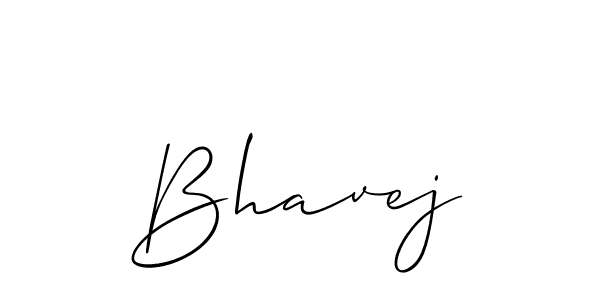 if you are searching for the best signature style for your name Bhavej. so please give up your signature search. here we have designed multiple signature styles  using Allison_Script. Bhavej signature style 2 images and pictures png