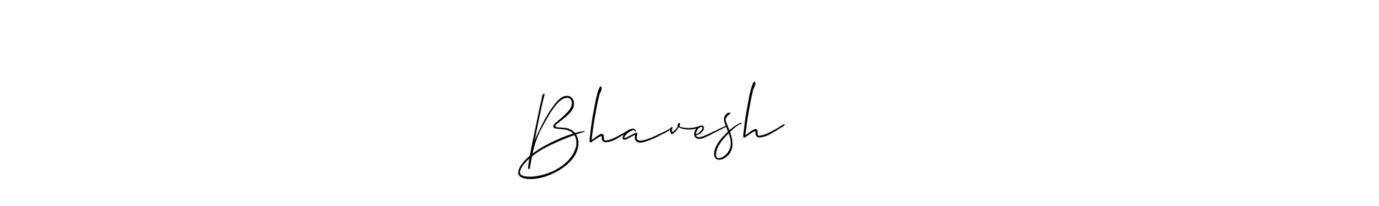 How to Draw Bhavesh પટેલ signature style? Allison_Script is a latest design signature styles for name Bhavesh પટેલ. Bhavesh પટેલ signature style 2 images and pictures png