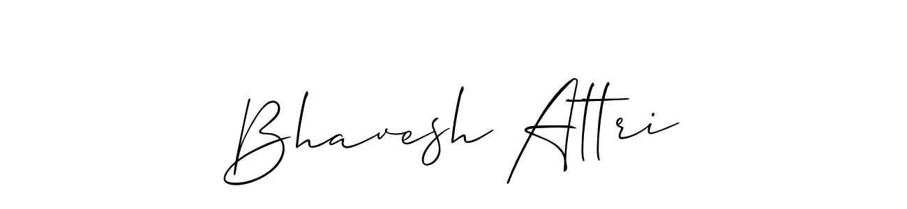 Best and Professional Signature Style for Bhavesh Attri. Allison_Script Best Signature Style Collection. Bhavesh Attri signature style 2 images and pictures png