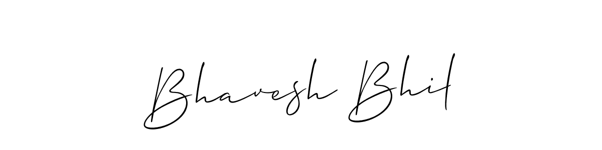 The best way (Allison_Script) to make a short signature is to pick only two or three words in your name. The name Bhavesh Bhil include a total of six letters. For converting this name. Bhavesh Bhil signature style 2 images and pictures png